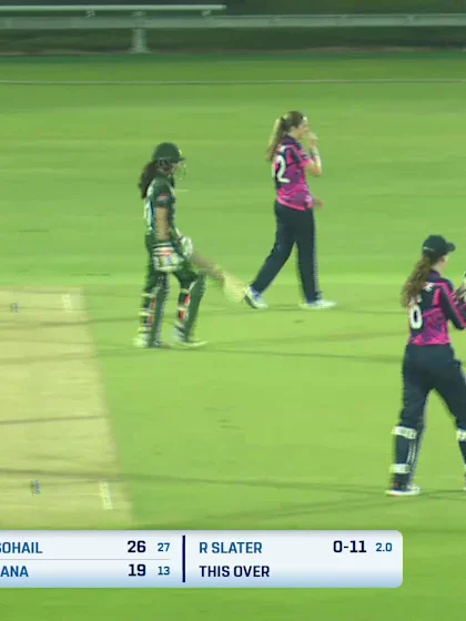 Logo of Omaima Sohail - Wicket - Pakistan Women vs Scotland Women
