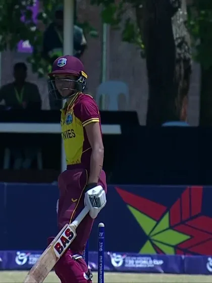 Wicket - Shunelle-Sawh - West-Indies-U19s-Women v Ireland-U19s-Women ICC U19W T20WC 2023