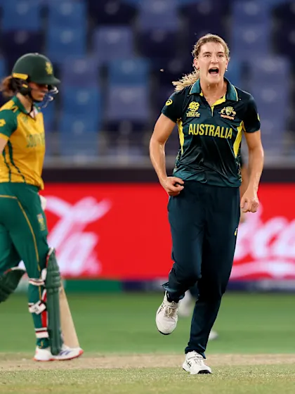 Logo of Sutherland cleans up Brits | SF 1 | WT20WC 2024