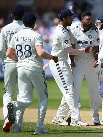 India bowler fined after Lord's incident on Day 4