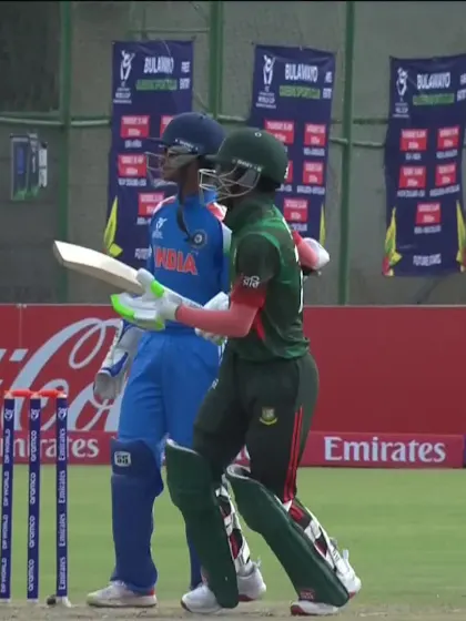 Rifat Beg with a Six vs. India