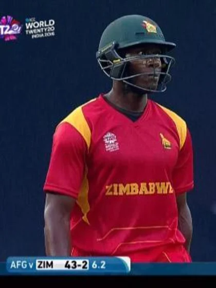 Logo of Vusi Sibanda Wicket Fall AFG V ZIM Video ICC WT20 2016
