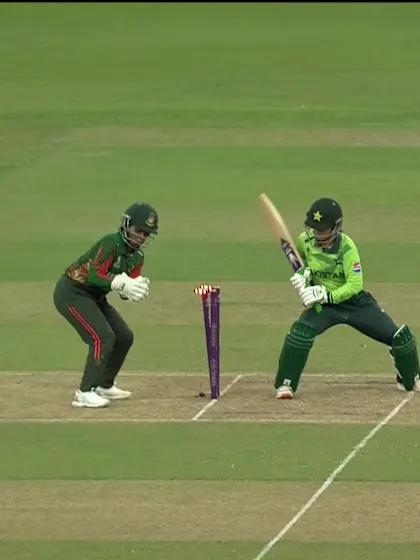 Nashra Sandhu - Wicket - Bangladesh Women vs Pakistan Women