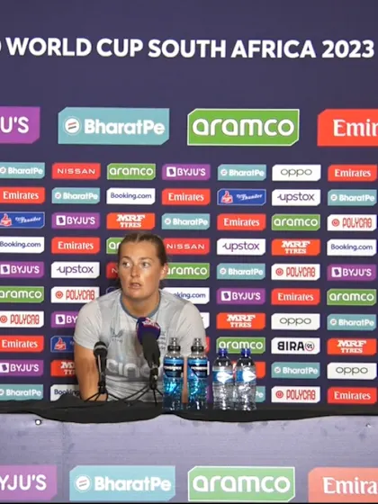 18 February - Gqeberha - England player Sophia Ecclestone post-match press conference