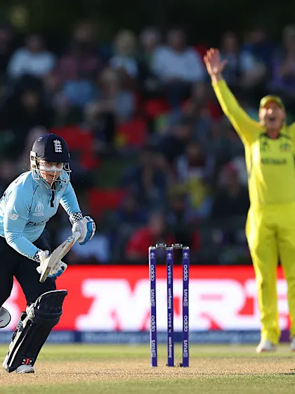 Logo of WICKET: Beaumont trapped in front