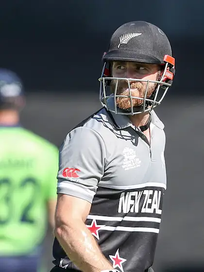 Logo of Kane Williamson the first New Zealand batter to fall to Ireland pacer Josh Little | T20WC 2022