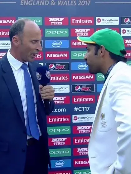 #CT17 Final - Pak v Ind: Captains Interview