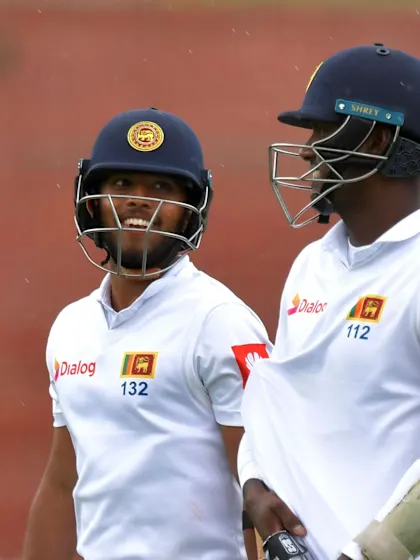 Mendis, Mathews aided by rain in heroic draw