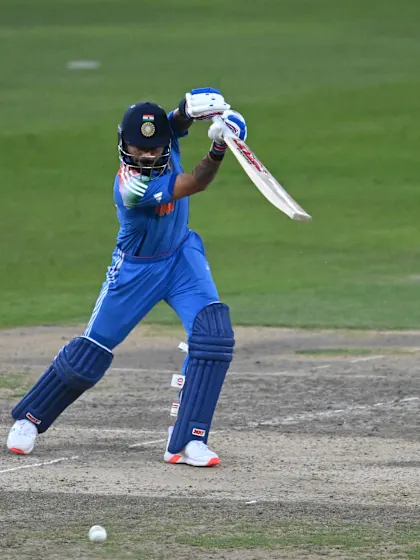 Logo of Kohli reaches milestone with trademark drive | PAK v IND | Champions Trophy 2024