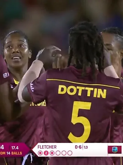 WI v SL: Prabodani is the final wicket to fall as the hosts win by 83 runs