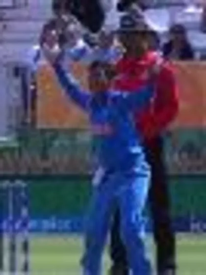 WICKET: Nain Abidi gets knocked over by Deepti Sharma
