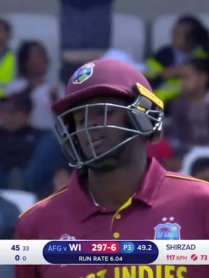 Logo of CWC19: AFG v WI – Shirzad sends Holder back for 45