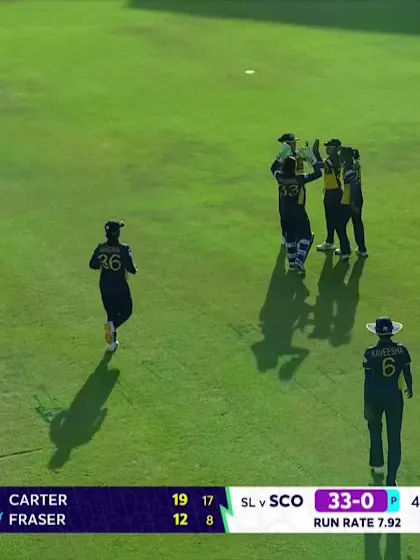 Katherine Fraser - Wicket - Sri Lanka vs Scotland