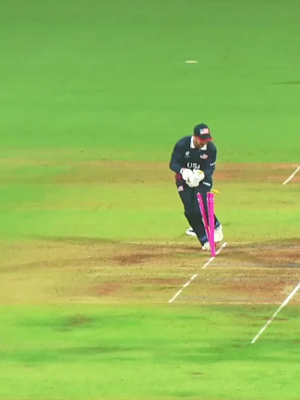 Jimmy Neesham - Wicket - New Zealand vs United States of America