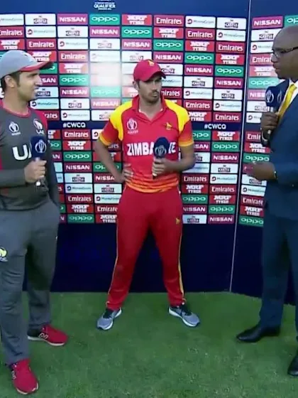 POST MATCH: UAE v ZIM