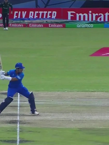 Mahboob Khan with a Six vs. Ireland