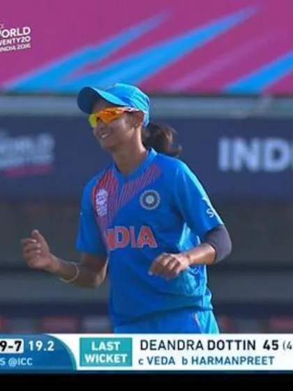 Harmanpreet Kaur 4-23 for IND V WI ICC Womens WT20 2016