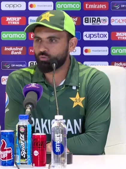 31 October - Kolkata - Pakistan player Fakhar Zaman post-match press conference
