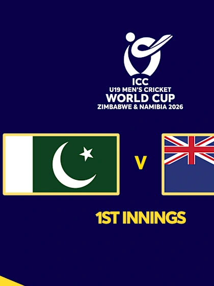 U19: Pakistan v New Zealand (1st Innings)