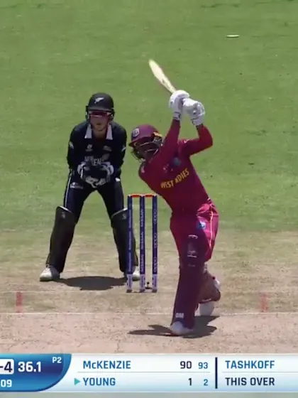 ICC U19 CWC: WI v NZ – Young falls tamely for one