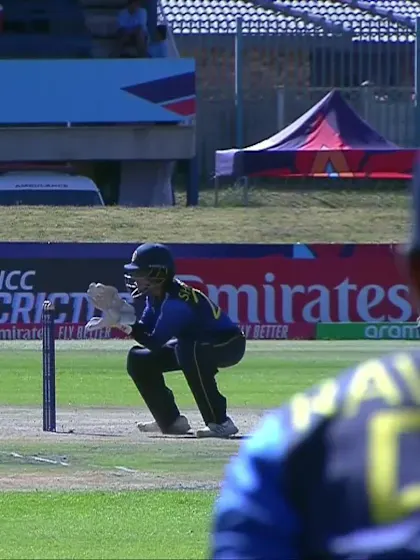 Logo of Jordan Johnson with a Four vs. Sri Lanka