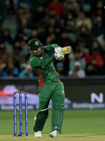 Six! Liton Das takes on the India bowlers | India v Bangladesh | T20WC 2022