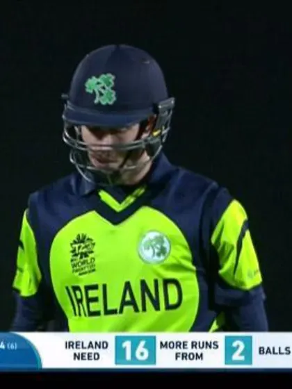 George Dockrell Wicket Fall IRE V NET Video ICC WT20 2016