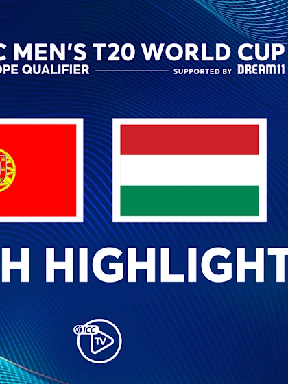 Portugal v Hungary | Match Highlights | Men’s T20WC Europe Sub-regional Qualifier A
