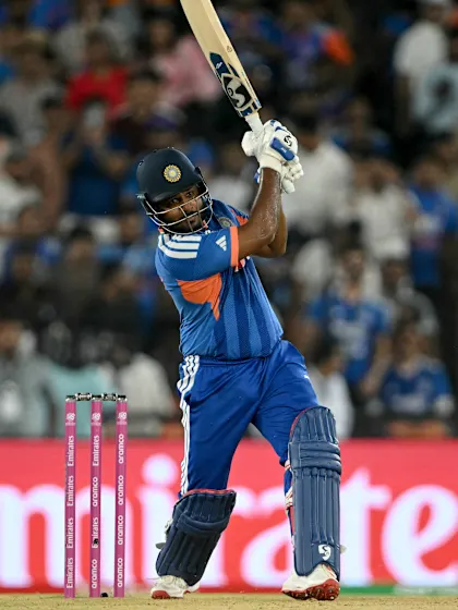 Sanju Samson stands and delivers for India | Sobha Realty POTT