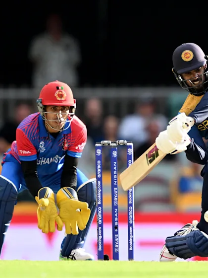 Six! Dhananjaya goes down the ground | T20WC 2022