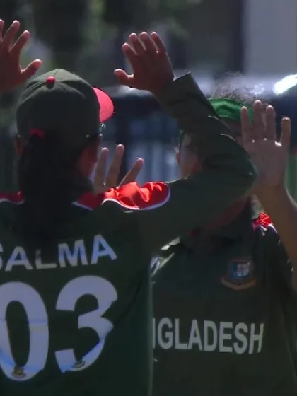 Logo of WICKET: Henry hits straight back to the bowler