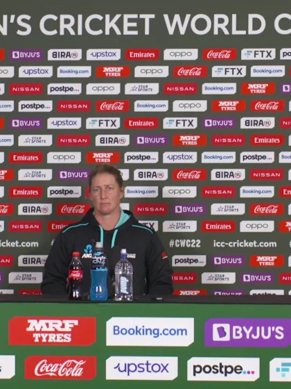 25 March - Christchurch - New Zealand Captain Sophie Devine pre-match press conference