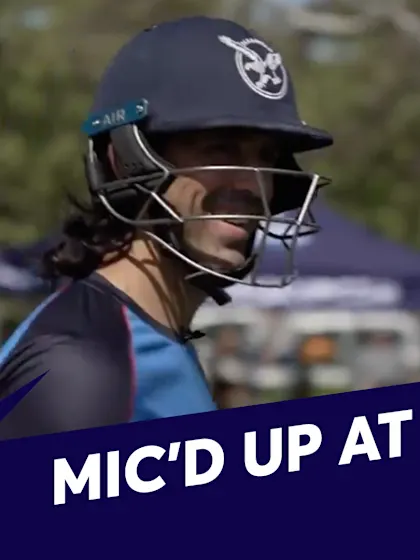 Logo of At the nets with Namibia's David Wiese | ICC Men's T20WC 2022