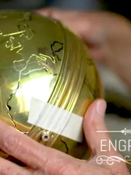 Making of the ICC Cricket World Cup Trophy – Engraving