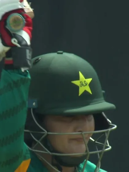 IND v PAK: Bismah Maroof scoops one for four!