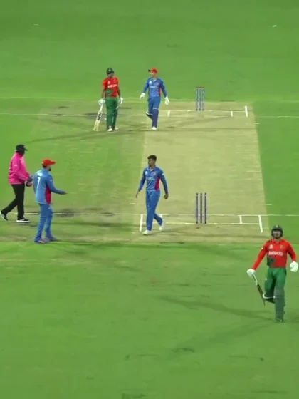 Logo of Wicket - Taskin Ahmed - Afghanistan v Bangladesh ICC T20WC 2022
