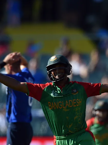 Logo of Mahmudullah's pivotal hundred against England | CWC 2015