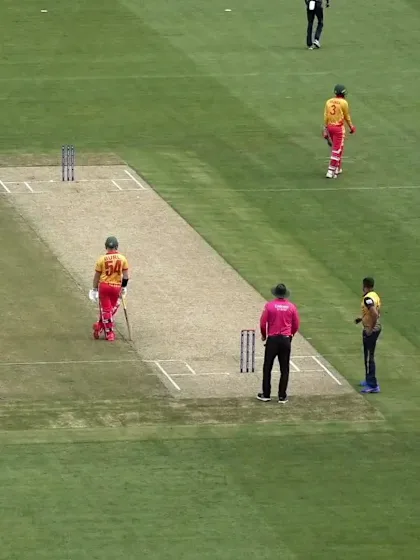Wicket - Milton Shumba - Sri Lanka v Zimbabwe ICC T20WC 2022