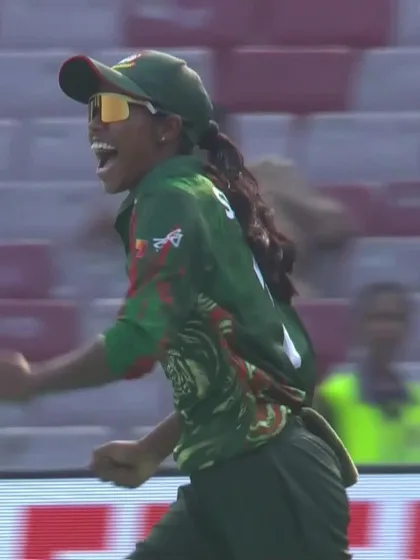 Harshitha Samarawickrama - Wicket - Sri Lanka Women vs Bangladesh Women