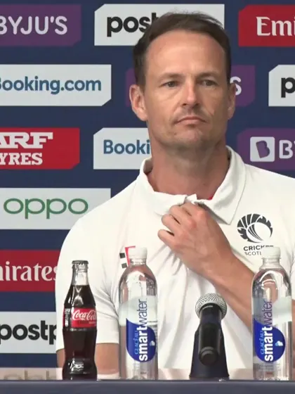 20 October - Oman - Scotland Coach Shane Burger pre-match press conference