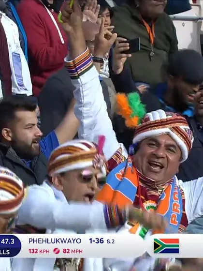 CWC19: SA v IND - Winning moment