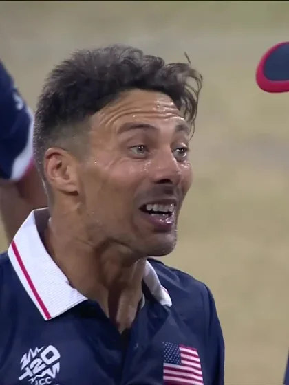 Salman Agha - Wicket - Pakistan vs United States of America