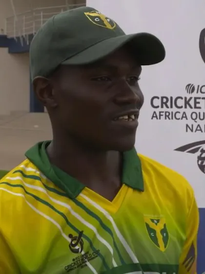 U19 CWC Africa Q: Sierra Leone v Nigeria: Nigeria's Aho Peter is Player of the Match