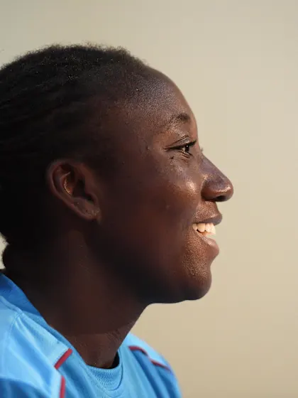 21 November - Antigua - Windies captain Stafanie Taylor pre semi-final media interaction.