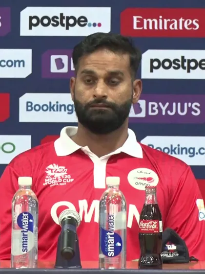 18 October - Oman - Oman's Khawar Ali pre-match press conference
