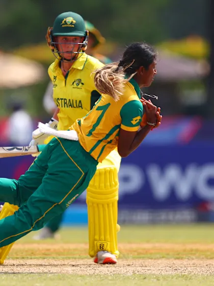Logo of Stunning grab as Naidu hangs on to difficult return catch | U19WC 2025
