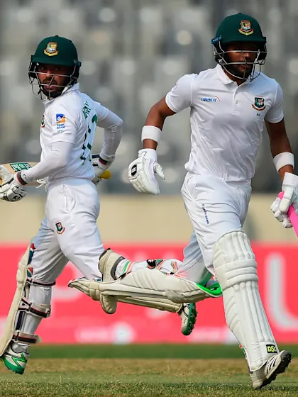 Shanto, Mominul fifties hand Bangladesh early advantage
