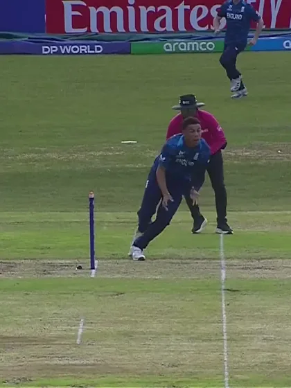 Abdul Subhan with a Batting vs. England