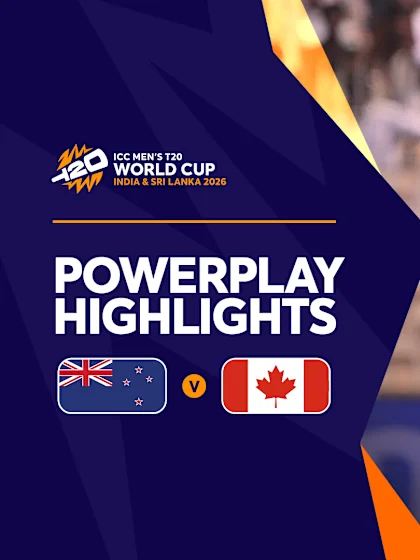 New Zealand fight back despite Canada's quick blows | Powerplay Highlights | T20WC 2026