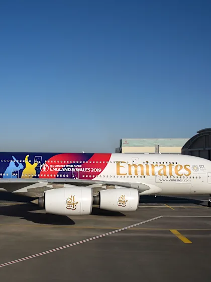 Cricket fever builds as Emirates reveals ICC Cricket World Cup livery